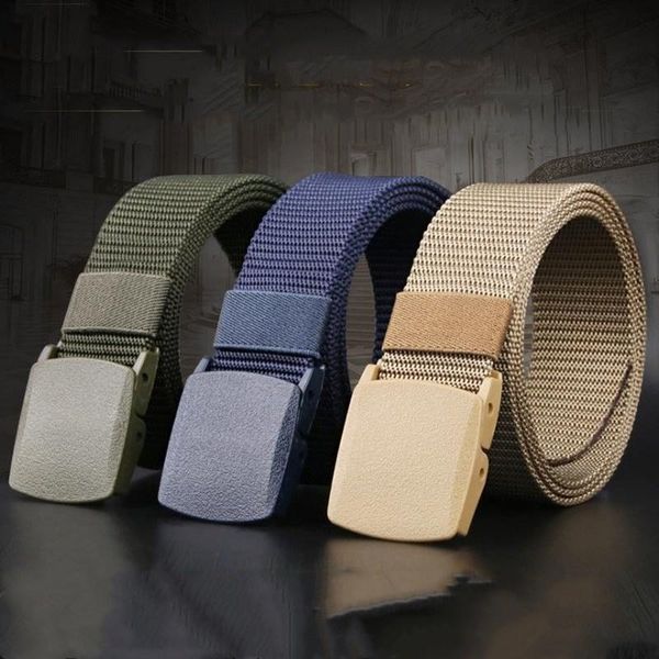 

belts men's belt nylon fabric military outdoor tactical army style cinturon male for men luxury ceinture tissu homme, Black;brown