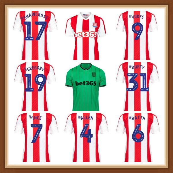 

21 22 stoke city soccer jerseys clucas 2021 2022 gregory powell campbell football shirt mcclean vokes afobe jersey, Black;yellow