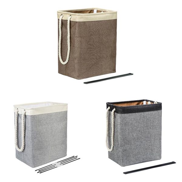 

laundry baskets,washing basket for collapsible,for bedroom,linen baskets folding bin with carry handles bags