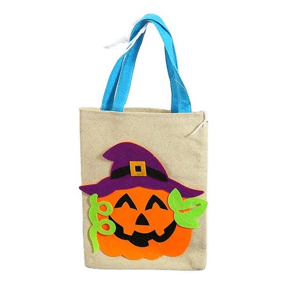

halloween non-woven fabric portable candy bag gift wrap