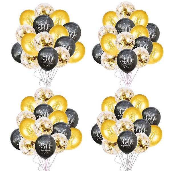

party decoration 30th 40th 50th 60th birthday anniversary balloons 30 year old balloon supplies