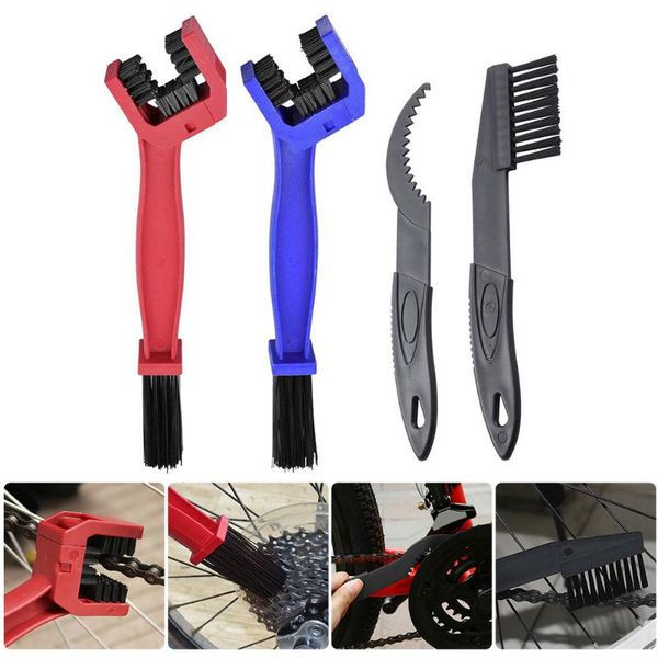 

tools 4pcs mountain bike chain cleaners brush portable road bicycle washer scrubber outdoor cycling cleaning tool