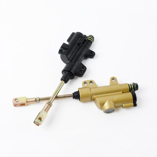 

motorcycle brakes golden silver black dirt pit bike atv rear foot hydraulic brake master cylinder pump