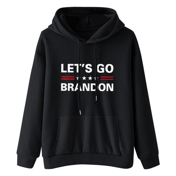 

men's hoodies & sweatshirts funny hip hop lets go brandon sweatshirt women clothing streetwear oversized hoodie men clothes harajuku pr, Black