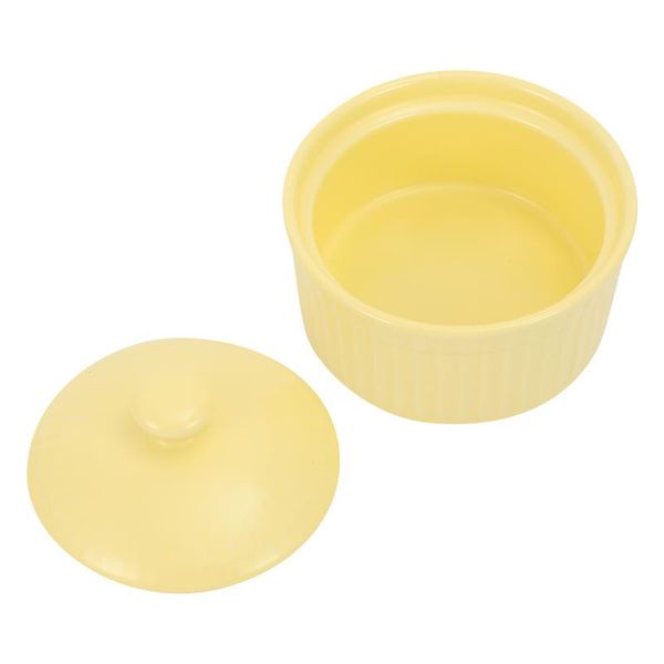 

bowls 1 pc ceramic steaming bowl with lid caramel pudding steamed egg