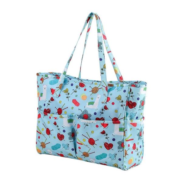 

storage bottles & jars craft bag for crochet knitting cross stitch, tote embroidery project, bags, yarn