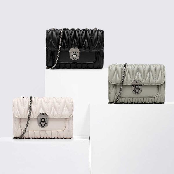 

evening bags shoulder bag designer crossbody with chain ruched purses and handbags cross body messenger brand