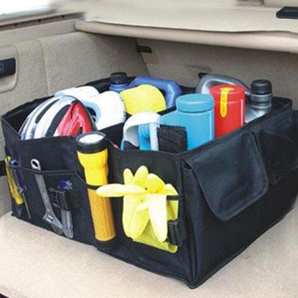 

car organizer large capacity multifunction foldable trunk cargo storage box automobiles stowing tidying