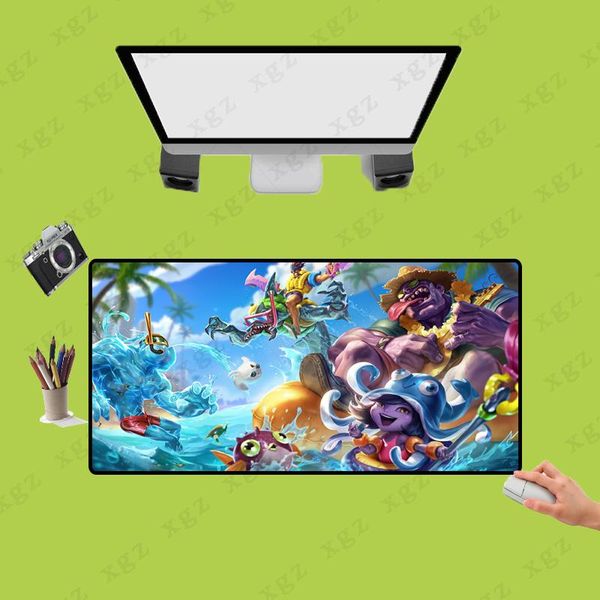

mouse pads & wrist rests xgz selling product lovely anime pad locking edge speed edition, suitable for dota cs go mat large size