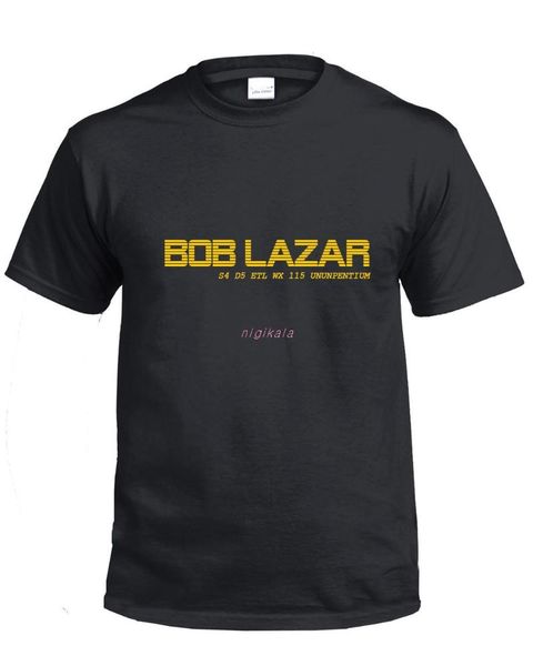 

men's t-shirts 2021 est funny bob lazar area 51 alien tee shirt t disclosure 115 ufo conspiracy cool, White;black