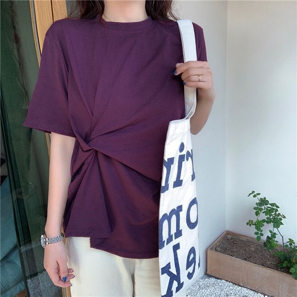 

t-shirt t-shirt 2021 summer new fat mm large simple design short sleeve women's loose versatile top, White