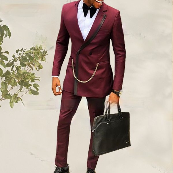 

thorndike autumn men peaked lapel suits for wedding party groom wear tuxedos custom made, Black