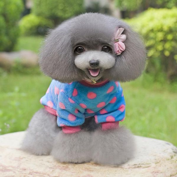 

dog apparel clothes pets coats soft fleece puppy dogs cats clothing for 2021 spring pet products 3 colors xs-2xl