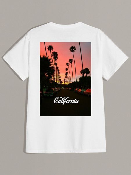 

romwe guys letter graphic tee u7ta#, White;black