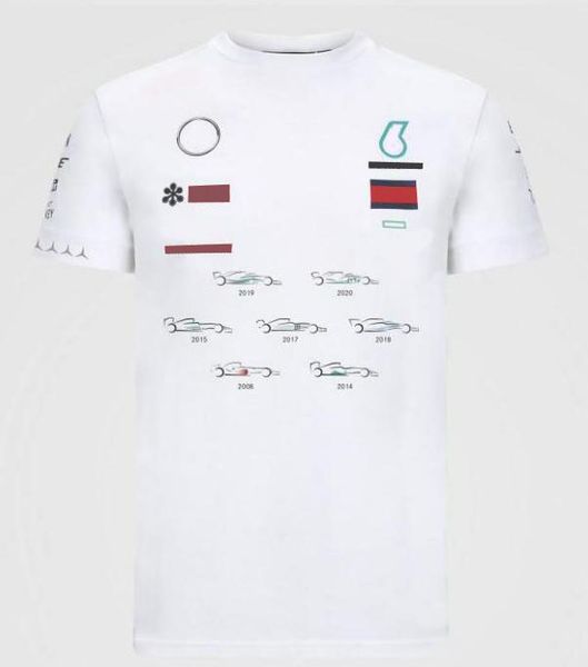 

2021f1 racing suit with short sleeves, casual and comfortable t-shirt, polyester quick-drying, same style customization