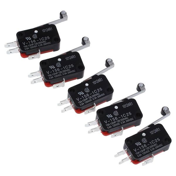 

smart home control 16a/250vac 4a/250vac 3 terminals miniature micro switch 5 pcs