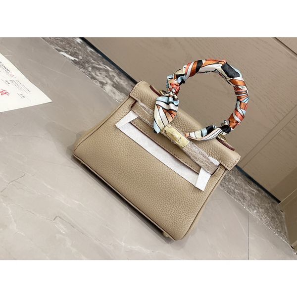 

Luxury Designers Fashion Bag 18cm 22cm 25cm Women Totes Shoulder bags With Stamped Lock Lady Genuine Leather Plain, #1