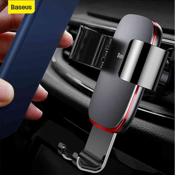 

baseus universal phone iphone for huawei car air vent mount metal gravity support telephone voiture holder