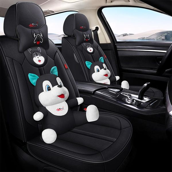 

car seat covers full coverage eco-leather auto seats pu leather for forester impreza legacy outback xv