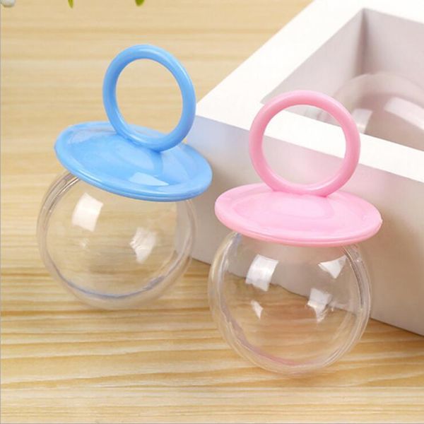 

gift wrap 30 pcs transparent plastic empty candy cookies ball shape wedding baptism box party debris storage mini