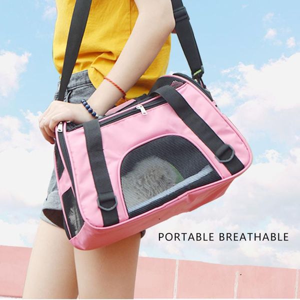 

dog car seat covers portable carriers bag mesh breathable pets handbag travel tent carrier outdoor bags for small dogs foldable pet soft-sid