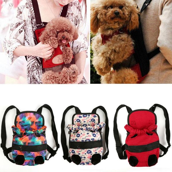 

backpack pet carrier adjustable front cat dog travel bag legs out fashion