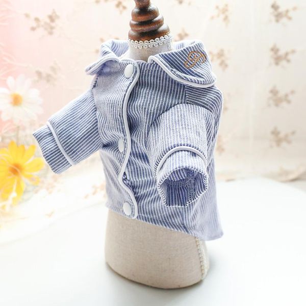 

dog apparel pet clothes pajamas cat home pinstripe puppy pets clothing