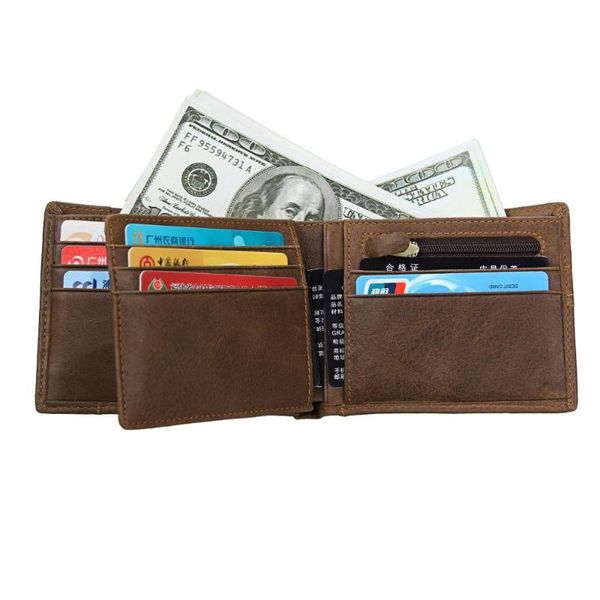 

wallets man short wallet retro casual card bag multifunction credit bank holder leather coin purse carteras, Red;black