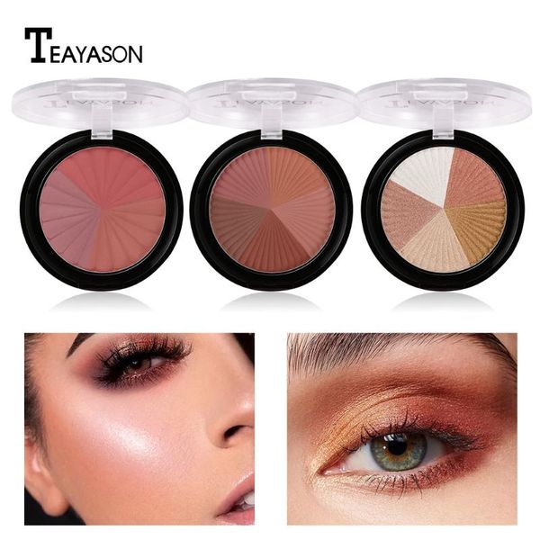 

bronzers & highlighters 5 colors shimmer diamond highlighter palette face contour makeup for eyeshadow blush brighten bronzer glow powder