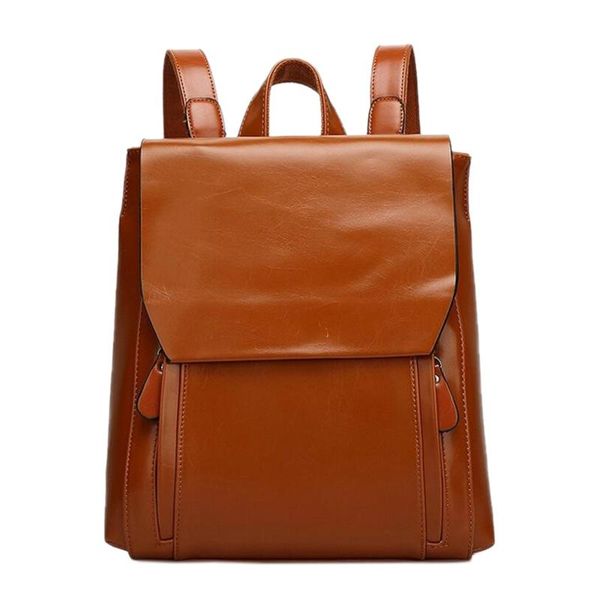 

outdoor bags ladies fashion backpack teen school bag college style travel brown