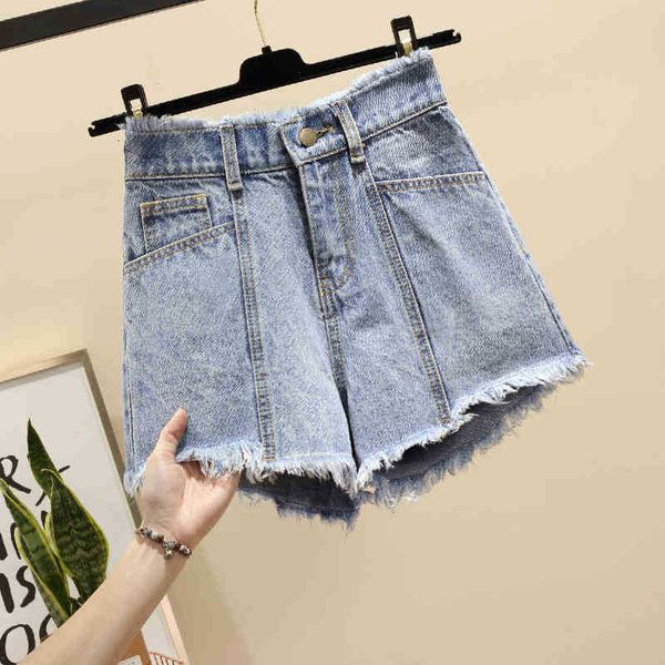 

women's shorts summer blue gray denim casual slim jeans for women high waist beach tassel ripped feminino v1ht, White;black