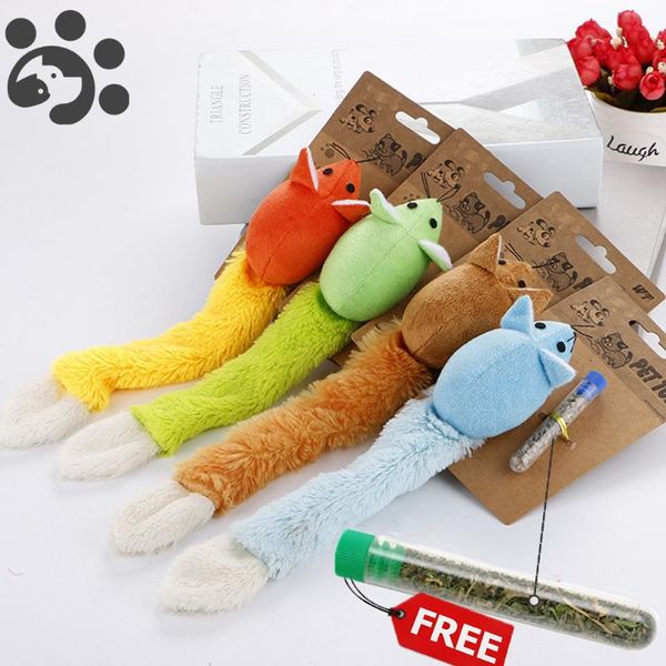 

cat toy with catnip plush soft pet toys for small puppy interactive mice mouse funny kitten training ty0019