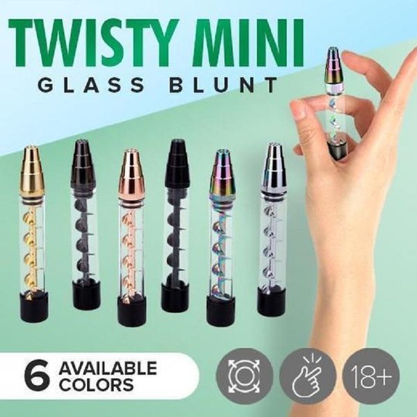 

new pipe 3in1 glass twist blunt mini