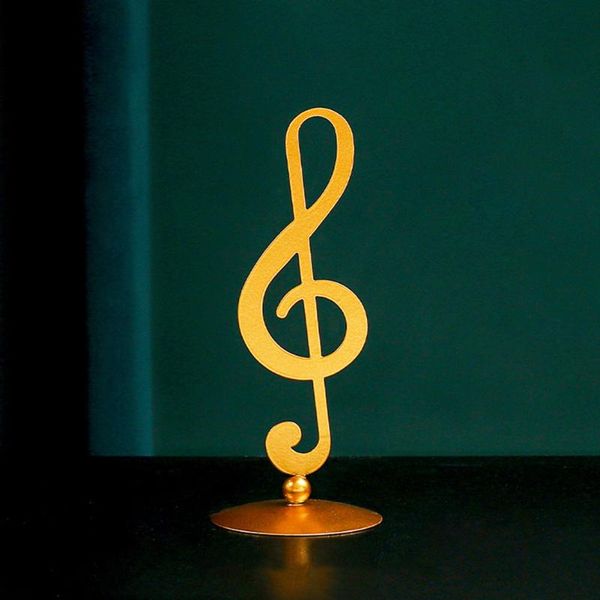 

piano gifts instruments music note figurine luxury home decor souvenir gold living room office clef sculpture iron art statue decorative obj