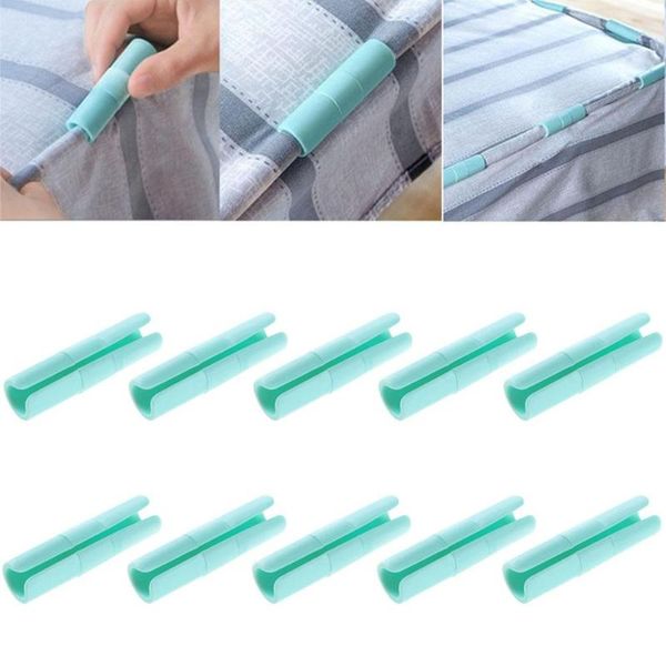 

hangers & racks 10pcs bed sheet clip mattress grippers fasteners clothes pegs coverlet holder slip-resistant fixing holders clamps