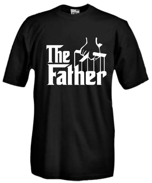 

t-shirt j931 the father gift fathers day shirt godfather, White;black