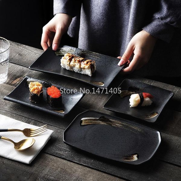 

japanese sushi plate snack dish ceramic dessert sashimi restaurant household small dishes & plates