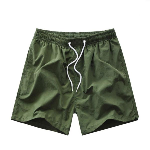 

beach men's short solid loose casual fashionable hawaiian style shorts for men 7 colors, White;black