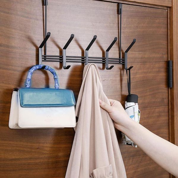 

hooks & rails door hanging hook punch hanger hats bags holder tie scarf key iron wall clothes coats rack towel shelf