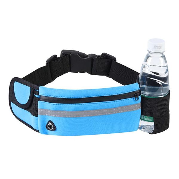 

outdoor bags anti-theft waist belt reflective mobile phone case sports pack multifunctional pocket pouch