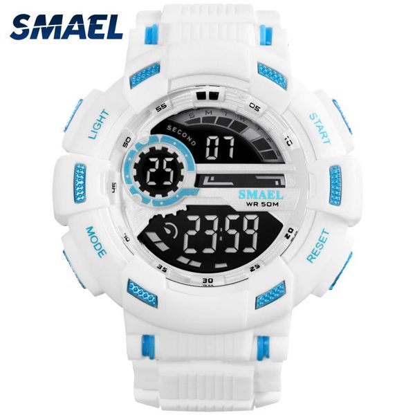 

wristwatches mens digital watches waterproof led quartz clock men sport military relogios masculino 1366 s watch for, Slivery;brown