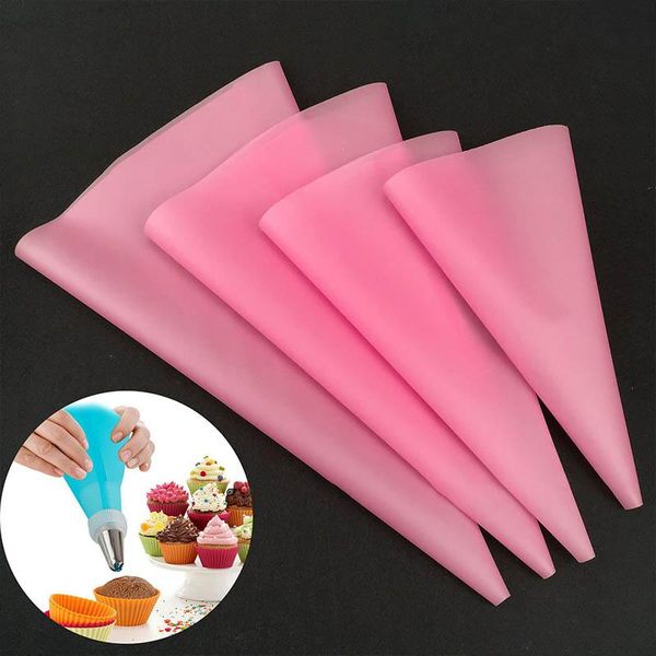

4pcs kitchen gadgets cream pastry bag baking accessories diy cake decorating grade eva reusable silicone set & tools