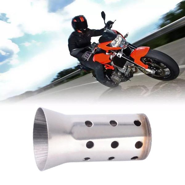 

motorcycle exhaust system muffler 5.1cm bore pipe motorbike accessories 2021