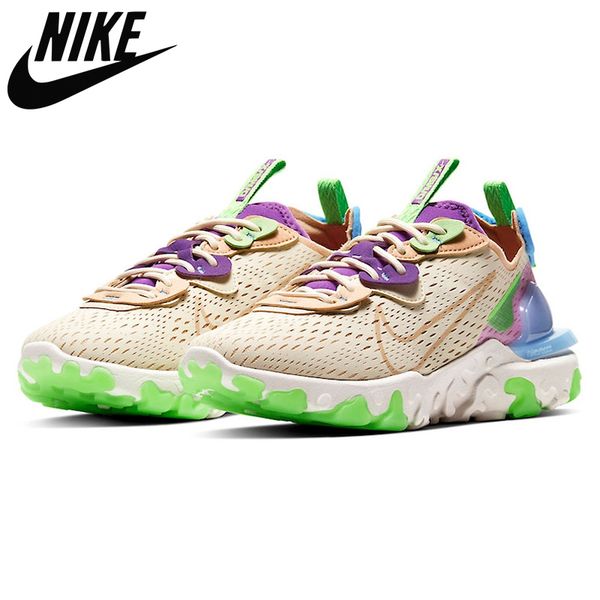 

running shoes react vision men women barely volt black iridescent desert oasis gravity purple honeycomb pastel white outdoors sports sneaker