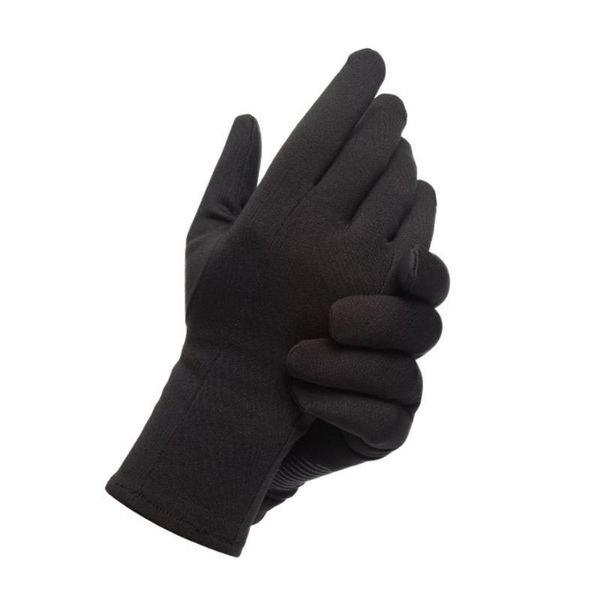 

cycling gloves windproof full finger winter touch screen thermal warm sport hiking motorcycle bicycle bike riding, Black