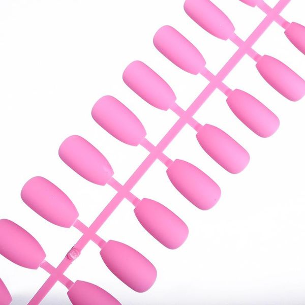 

false nails 24pcs matte reusable nail artificial tips full cover decorated stiletto design press on art fake extension, Red;gold