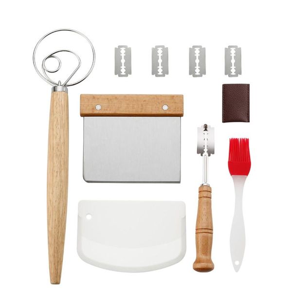 

10pcs/lot cream scraper irregular teeth edge diy cake decorating fondant pastry cutters baking spatulas tools &