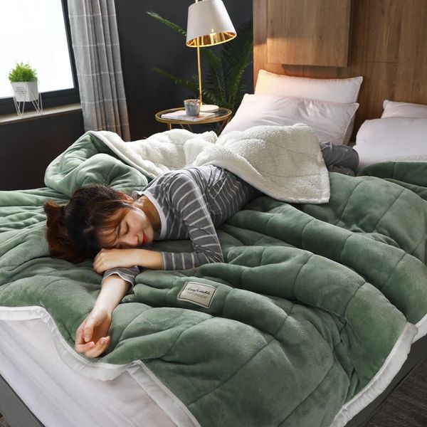 

blankets knitting plaid tent hiking quilt fleece soft household warm knitted bedspread picnic blanket