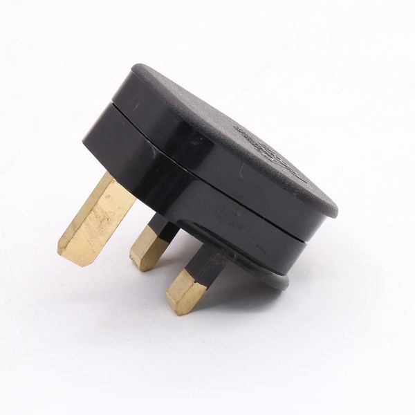 

smart power plugs 2 pcs uk(g) gold plated 13a hifi mains plug, uk ireland connector socket