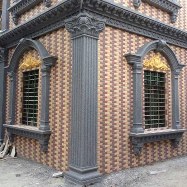 

fencing, trellis & gates 30cm/11.81in abs plastic multi pattern square concrete roman column pillar form work mold with star &leaves an